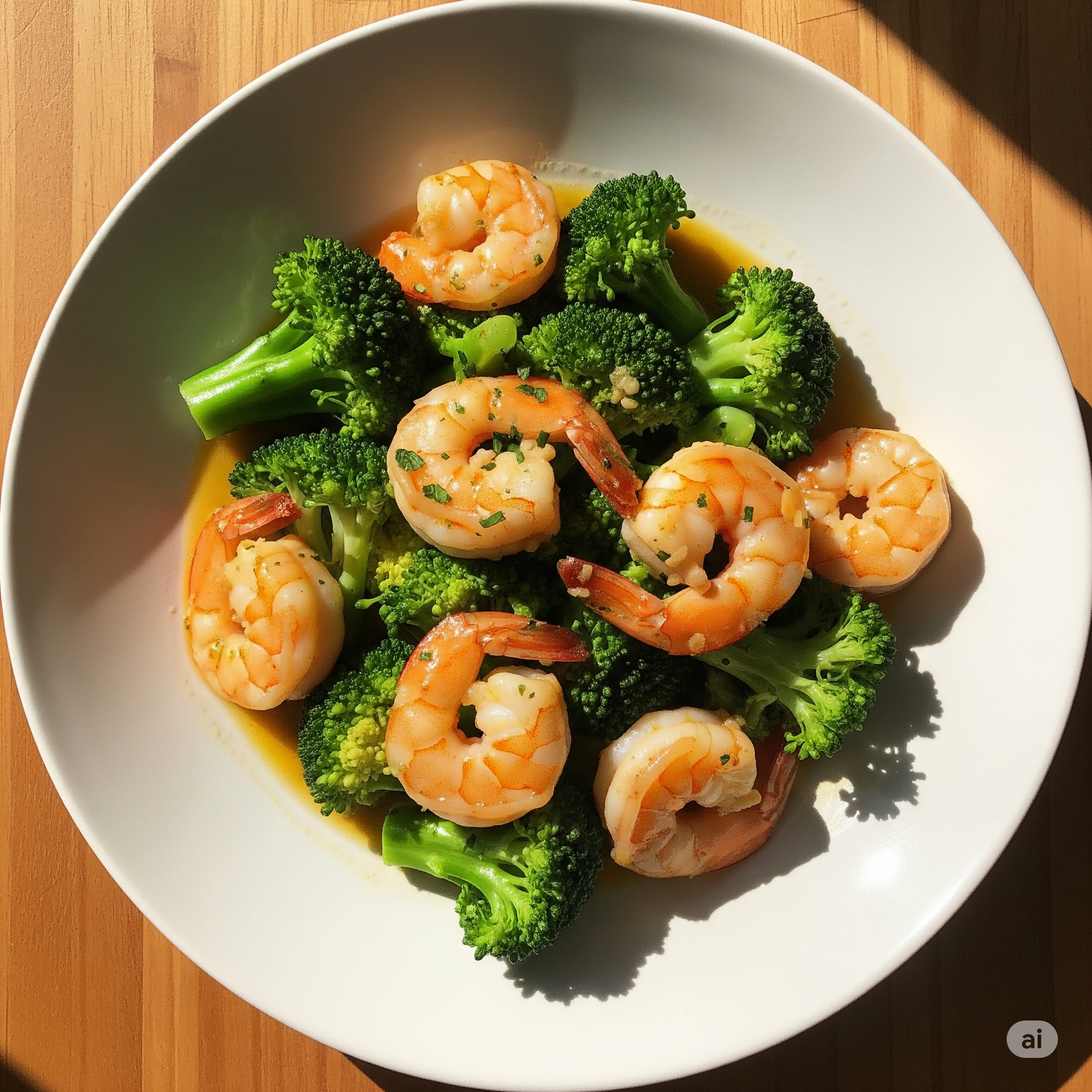 Healthy Garlic Butter Shrimp and Broccoli